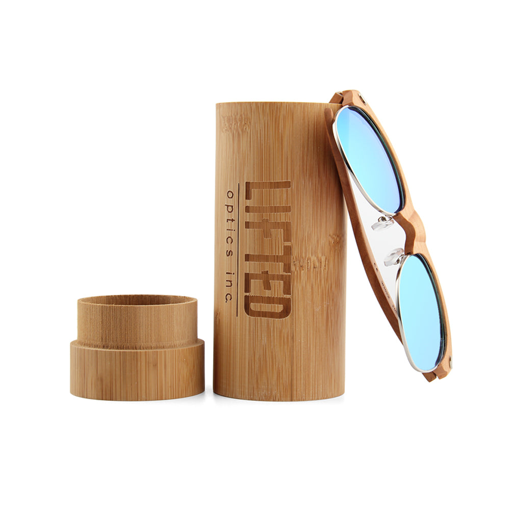 Bamboo sunglasses case - Lifted Optics